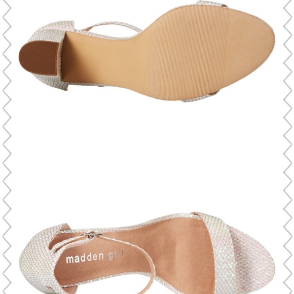 Madden Girl Hologram Beella Dress Sandals Size 9M - Picture 7 of 7
